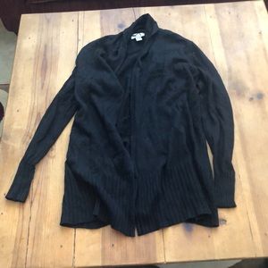 Loft black cardigan sweater